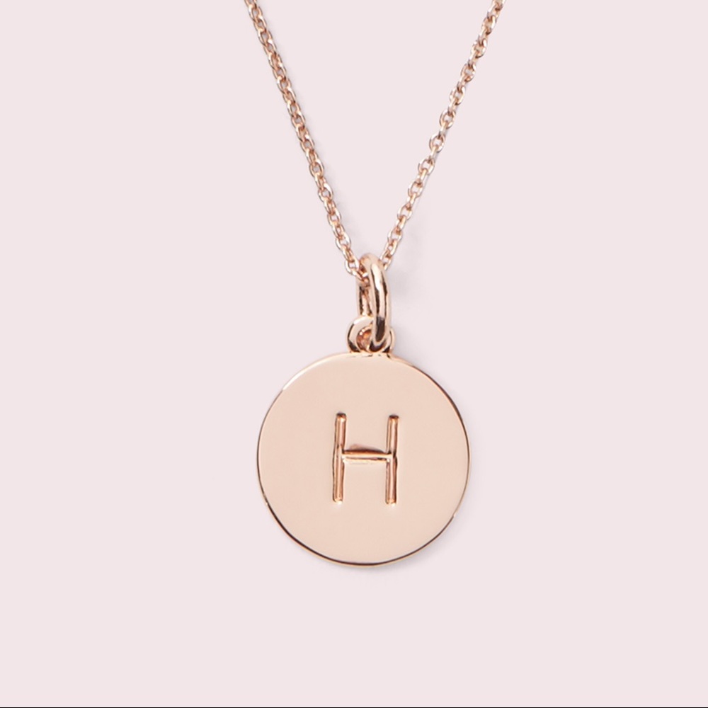 Kate Spade Initial Pendant Necklace “H”